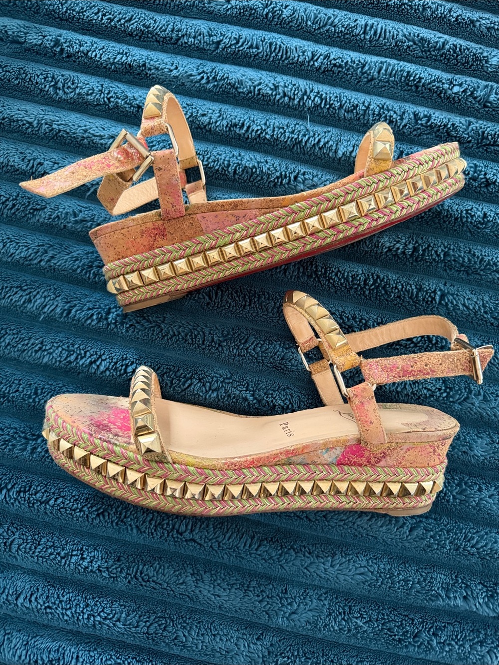 Christian Louboutin Pyraclou Wedges! 😍